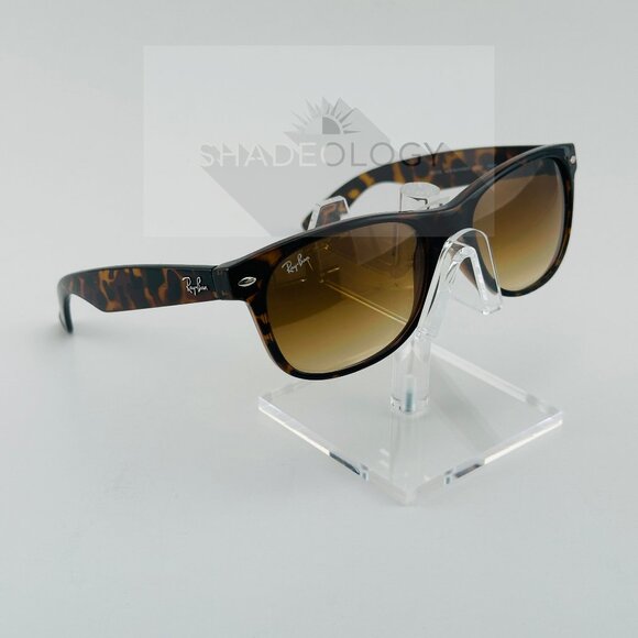 Ray-Ban NEW WAYFARER Classic Tort Sunglasses RB2132 710/51 Brown Gradient 55mm - Picture 3 of 6